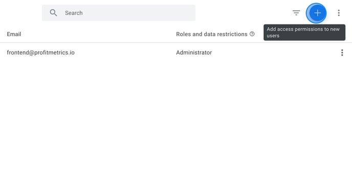 Add User Access in Google Analytics - Step 5