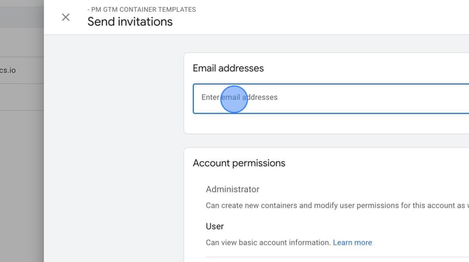 Add user _frontend_ for profitmetrics.io in Google Tag Manager - Step 11