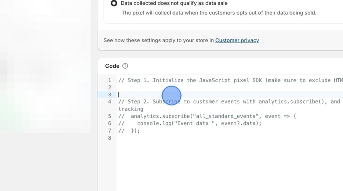 Adding Custom Pixels in Shopify Store - Step 15