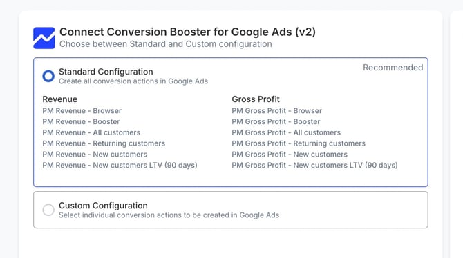 CBV2 Set Up Conversion Booster and Install Tracking Code - Step 0