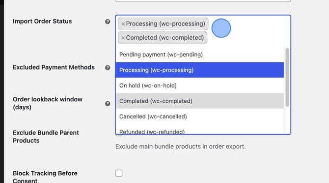 Configure Profit Metrics Settings in WooCommerce - Step 2