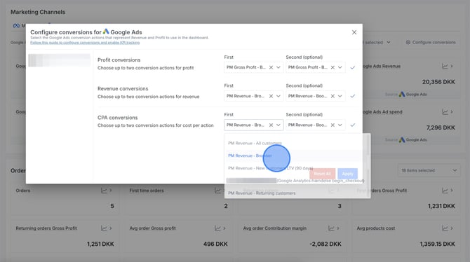 Configure ProfitMetrics Conversions For Ad Platforms - Step 18