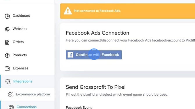 Connecting Profit Metrics and Creating Custom Metrics in Ads Manager - Step 3