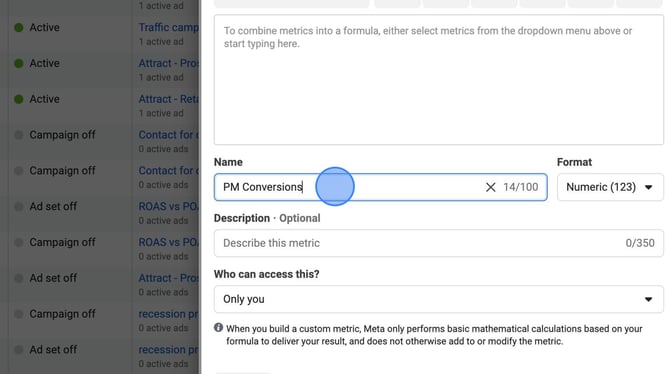 Create Custom Metrics and Columns in Facebook Ads Manager - Step 19