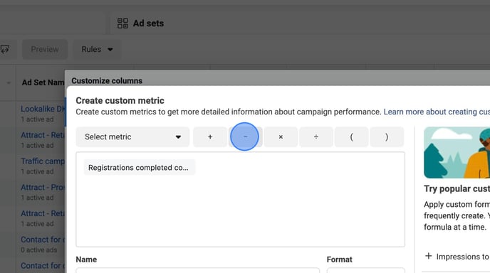 Create Custom Metrics and Columns in Facebook Ads Manager - Step 47