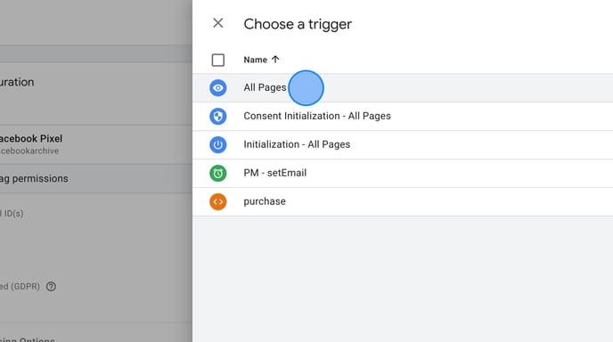 Create Facebook Pixel Tag in Google Tag Manager - Step 25