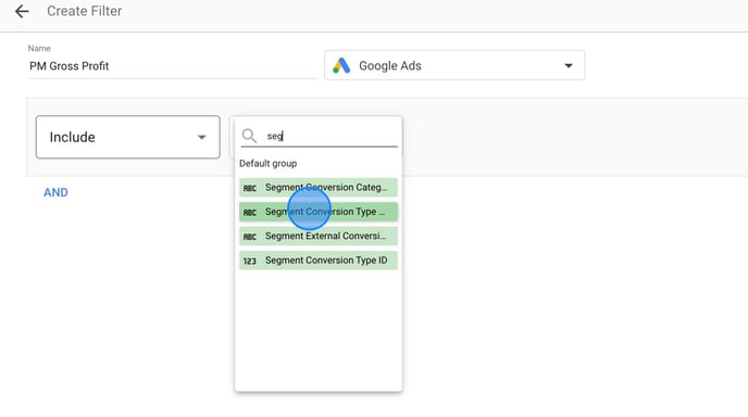 Create and Apply Filters for PM Gross Profit and Revenue - Step 11