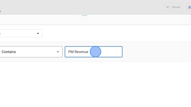 Create and Apply Filters for PM Gross Profit and Revenue - Step 32