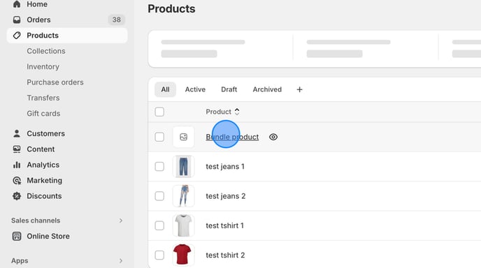 Creating a Bundle Product with Tag on Shopify - Step 3