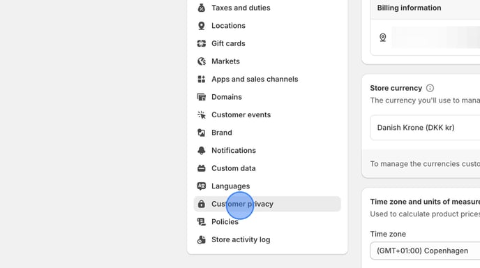 Disable and Customize Cookie Banner on Shopify Store - Step 3
