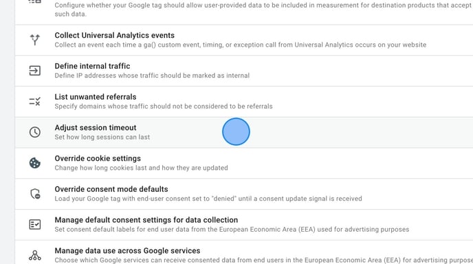 Enable Data Collection and Retention in Google Analytics - Step 34