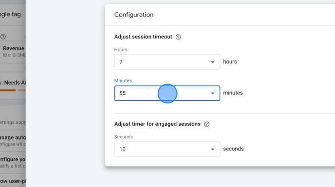 Enable Data Collection and Retention in Google Analytics - Step 36