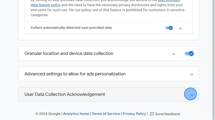 Enable Data Collection for Ads Personalization in Google Analytics - Step 12