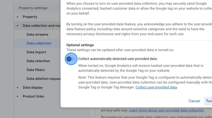 Enable Data Collection for Ads Personalization in Google Analytics - Step 7