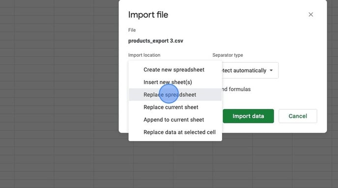 Export Products from Shopify to Google Sheets - Step 19 (1)