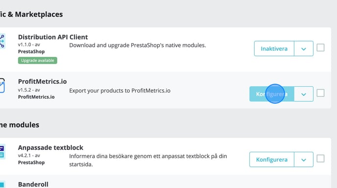 Export Products to ProfitMetrics.io from PrestaWorks Administration - Step 8