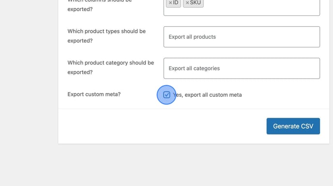 Exporting and Importing Products Data into Google Sheets - Step 20