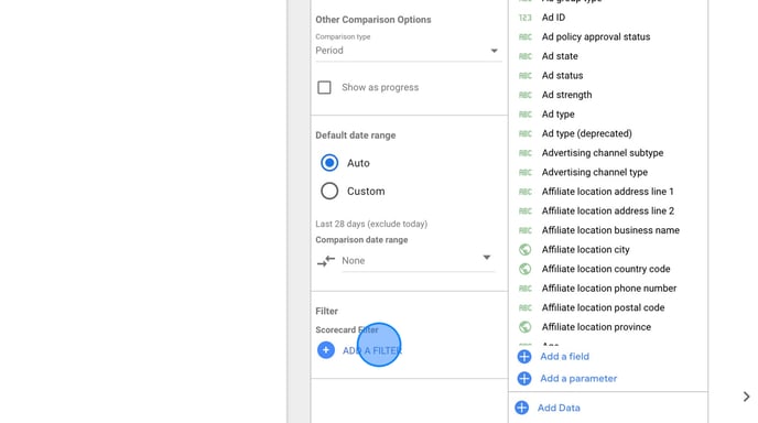 Filtering Data by PM Gross Profit in Looker - Step 28