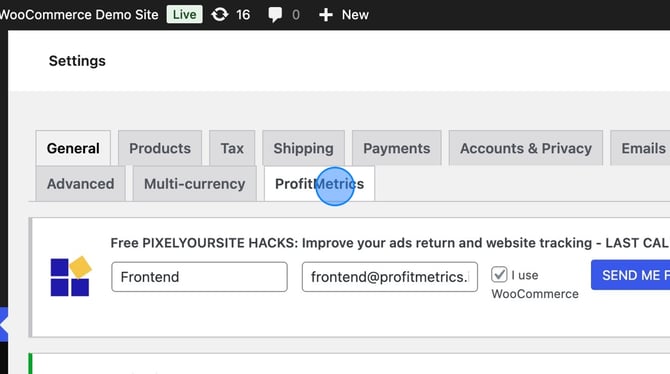 Generate ProfitMetrics Feed in WordPress Admin - Step 2 (1)-2