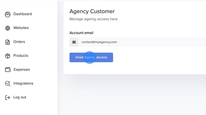 Granting Agency Access for Manillo Test Cloudways Account - Step 9