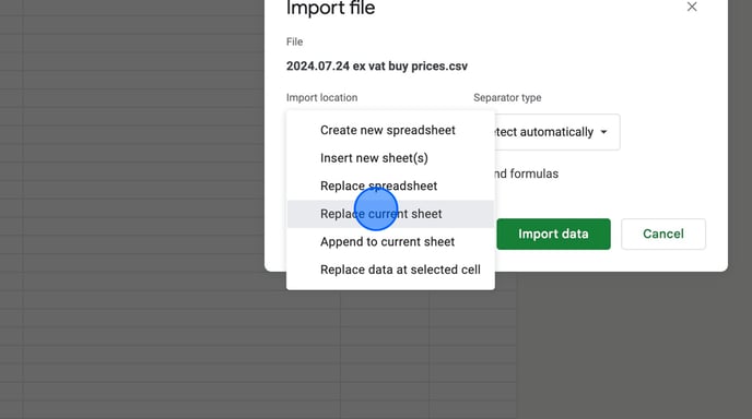 Guide to Importing and Exporting Data in Google Sheets - Step 23