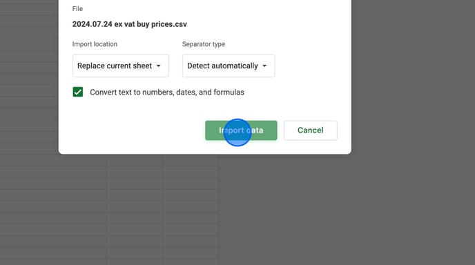 Guide to Importing and Exporting Data in Google Sheets - Step 24