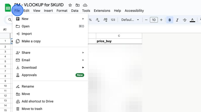 Guide to Importing and Exporting Data in Google Sheets - Step 30