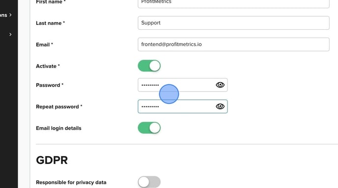 How To Add A New Administrator In ProfitMetrics - Step 25