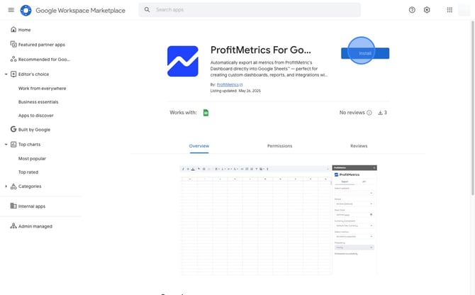 How To Generate An API Key For ProfitMetrics - Step 2 (1)