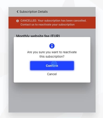 How To Reactivate A Subscription On Chargebee - Step 3 (1)