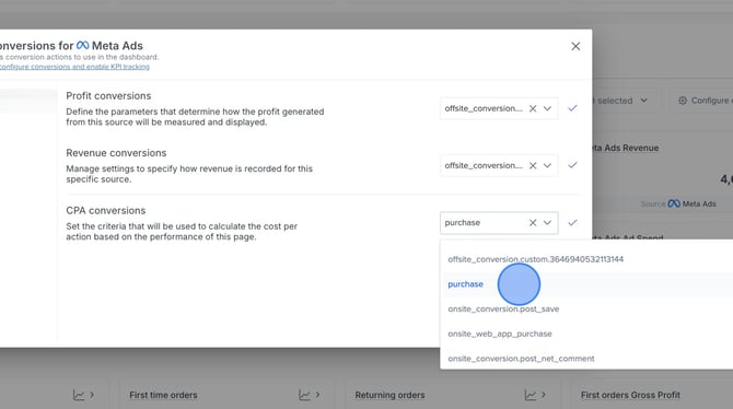 How to Access Meta Conversion Booster in ProfitMetrics - Step 2