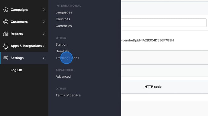 How to Configure Tracking Codes in Webhooks - Step 3