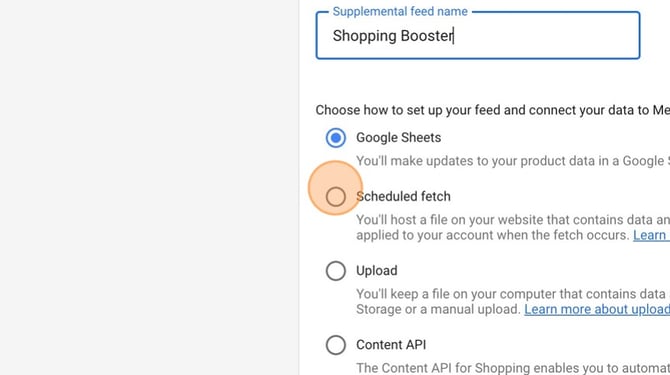 How to Create a Supplemental Feed for PM Shopping Booster - Step 5