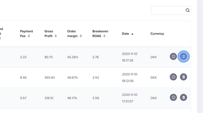 How to Delete an Order from ProfitMetrics Dashboard - Step 5 (1)