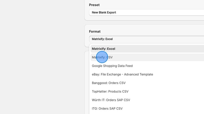 How to Export Data Using Matrixify on Shopify - Step 15