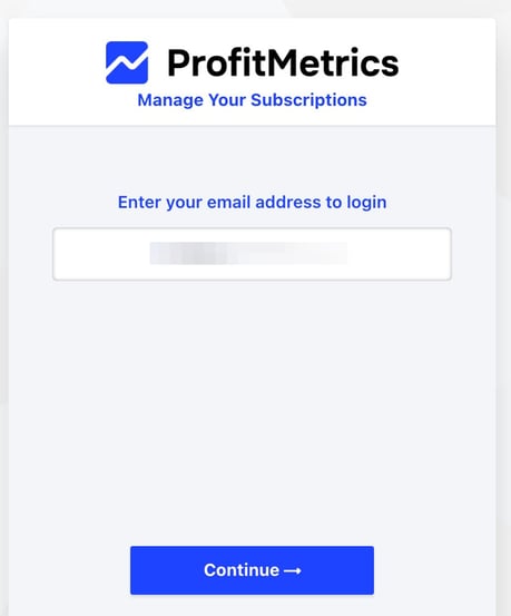 How to Update Your Billing Details in Chargebee - Step 0