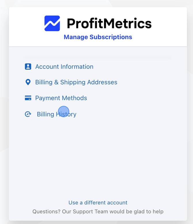 How to Update Your Billing Details in Chargebee - Step 14