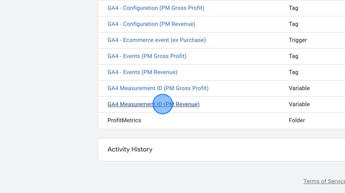 Import Google Analytics 4 container with custom settings - Step 14