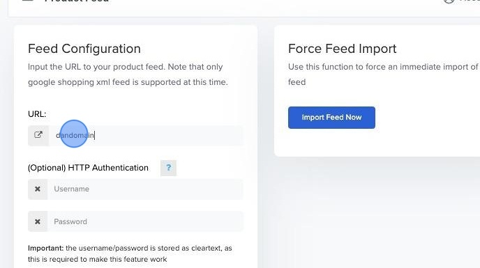 Importing a Product Feed in Profit Metrics - Step 2