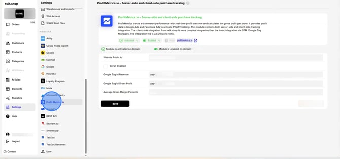 ProfitMetrics- KB article