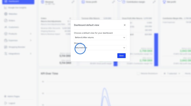 Returns- Returned time click