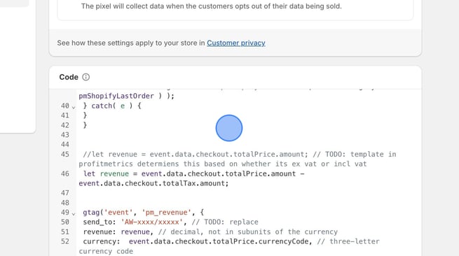 Set Up Custom Pixel for Shopify Conversion Tracking - Step 16