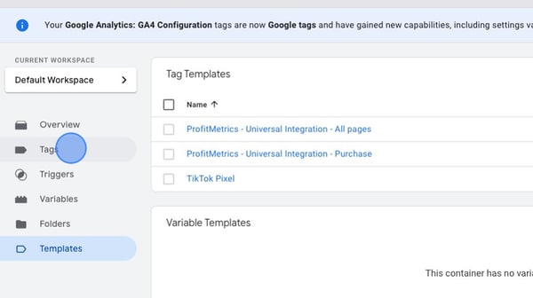 Set up tracking for your website using Google Tag Manager - Step 17
