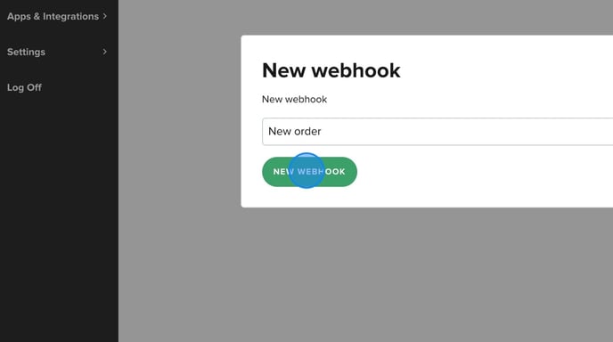 Setting Up New Webhook in ProfitMetrics Admin - Step 8