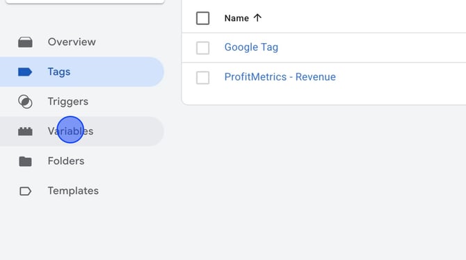 Setting Up User-Provided Data in Google Tag Manager - Step 1