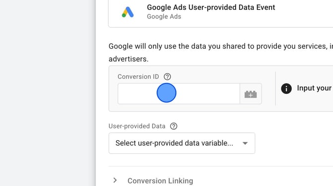 Setting Up User-Provided Data in Google Tag Manager - Step 12