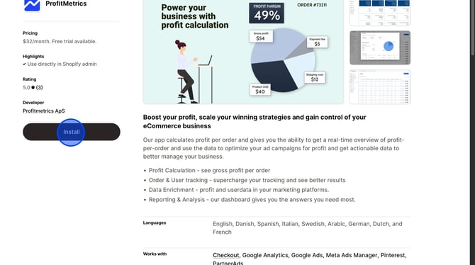 Sign Up for ProfitMetrics and Connect Your Shopify Store NEW - Step 10