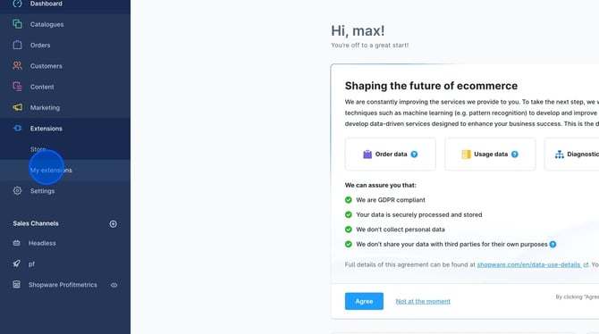 Uninstall and Configure Shopware Extension - Step 38