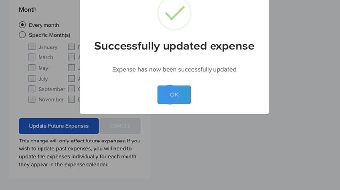 Update Recurring Expense Cost in ProfitMetrics - Step 11