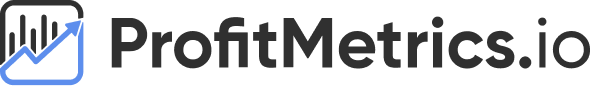ProfitMetrics logo black version